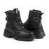 Bota para o Frio e Neve - Couro Legítimo e Lã - Chicago Preta