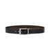 Cinto Couro Masculino 060 TAMANHO 100cm Dupla Face Preto e Café