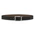 Cinto Couro Masculino 9932 Dupla Face Preto e Moss