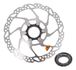 Par De Discos De Freio Rotor Rt54 160mm Center Lock Cor Prateado Shimano