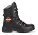 BOTA HARLEY COTURNO STOP BOOTS EM COURO LEGITIMO PRETA