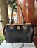 Bolsa em Couro Legítimo Lezard Preto / Café - 40947 