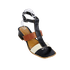Sandália em Couro Legítimo Preto / OFF WHITE / TERRACOTA - 21150