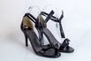 Sandália Lolita Salto Fino Elegante em Couro Legítimo Preto - 21251 