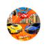 Capa Painel Redondo Sublimados Tema Hotwheels 979