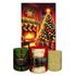 Capa Retangular + Trio Capas Cilindros Sublimados Tema Natal 4611