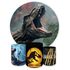 Capa Painel + Trio Capas Cilindros Sublimados Tema Dinossauro 4099