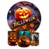Capa Painel + Trio Capas Cilindros Sublimados Tema Halloween 2245