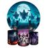 Capa Painel + Trio Capas Cilindros Sublimados Tema Halloween 2244