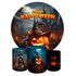 Capa Painel + Trio Capas Cilindros Sublimados Tema Halloween 2246