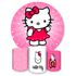 Capa Painel + Trio Capas Cilindros Sublimados Tema Hello Kitty 1411