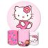 Capa Painel + Trio Capas Cilindros Sublimados Tema Hello Kitty 1413