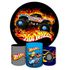 Capa Painel + Trio Capas Cilindros Sublimados Tema Hotwheels 1434