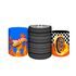 Trio Capas Cilindros Sublimados Tema Hotwheels 454