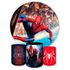 Capa Painel + Trio Capas Cilindros Sublimados Tema Homem Aranha 666