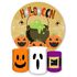 Capa Painel + Trio Capas Cilindros Sublimados Tema Halloween 1065