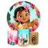 Capa Painel + Trio Capas Cilindros Sublimados Tema Moana 691