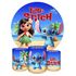 Capa Painel + Trio Capas Cilindros Sublimados Tema Lilo e Stitch 5096