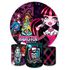 Capa Painel + Trio Capas Cilindros Sublimados Tema Monster High 2638