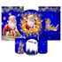 Kit Capa Painel Redondo + 2unid Capa Retangular + Trio Capas Cilindros Tema natal 2510