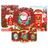 Kit Capa Painel Redondo + 2unid Capa Retangular + Trio Capas Cilindros Tema Natal 2513