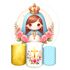 Capa Painel + Trio Capas Cilindros Sublimados Tema Religioso/ Nossa Senhora cute 2069