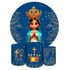 Capa Painel + Trio Capas Cilindros Sublimados Tema Religioso/ Nossa Senhora cute 2070