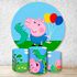 Capa Painel + Trio Capas Cilindros Sublimados Tema Peppa Pig 1276