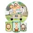 Capa Painel + Trio Capas Cilindros Sublimados Tema Safari / Infantil / Bichinhos / Selva / Floresta / Verde / Menino 357
