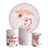 Kit Painel De Festa Dia Das Mães Redondo + Trio De Cilindros Em Tecido