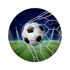 Painel De Festa Redondo Futebol Bola Gol