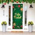 Capa De Porta Para Decoração Festa Feliz Natal Tecido Elástico 2.10x0.85m Painel de Porta