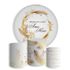 Kit Painel De Festa Ano Novo Delicado Redondo + Trio De Cilindros Em Tecido