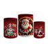 Trio De Cilindros Para Festa Feliz Natal Papai Noel