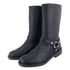 Bota Pietra Biker Cano Médio com Estribo Preta