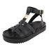 Sandália Flatform Gladiadora Virginia Preta