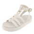 Sandália Flatform Gladiadora Virginia Off-White