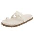 Papete Rasteira Sofia Off White