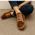 Tênis Casual Couro Premium Animal Print Velor Onça Capuccino-Graxo 2018 