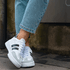 Tênis Casual Couro Premium Paris Branco 2042