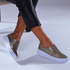 Tênis Slip On Vegano Premium Galaxy Ouro 1200