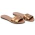 Rasteirinha Faixa Única Confort Metalic Bronze 021