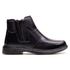 Bota Masculina Ultra Comfort em Couro Preta