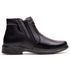Bota Masculina Ultra Comfort em Couro Preta