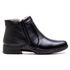 Botina Couro Floter Preto Comfort 