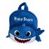 Mochila para cachorro Baby Shark azul