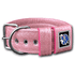 COLEIRA LISA 5cm glitter rosa
