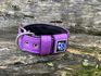 COLEIRA SUPERCONFORT 5cm roxo com preto