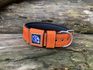 COLEIRA SUPERCONFORT 5cm laranja com preto