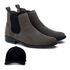 kit Botina Chelsea Masculina Polo North Cinza + Boné General Urso